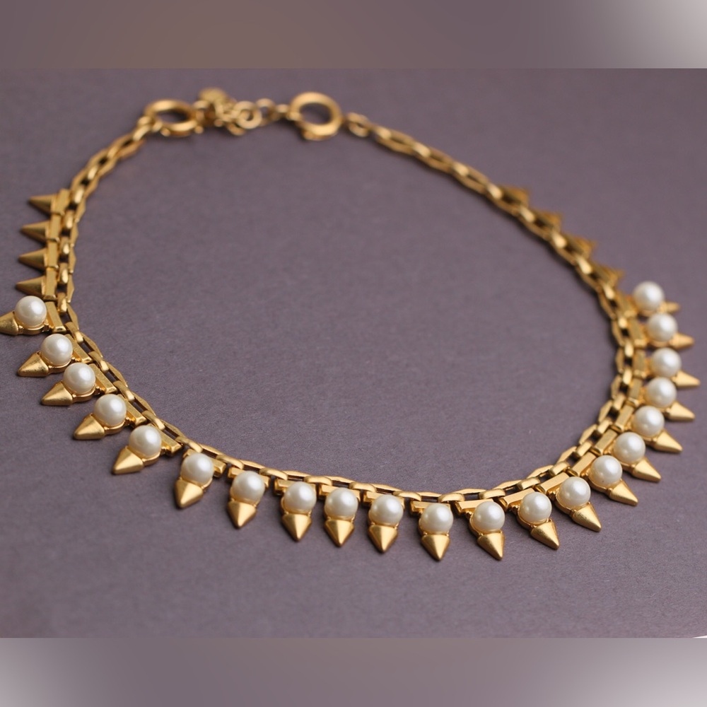 Stella & Dot Pearl Spike Necklace - Picture 2 of 4